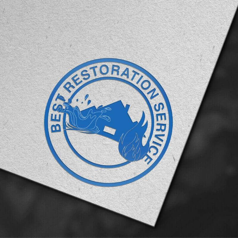 restoration business logo design