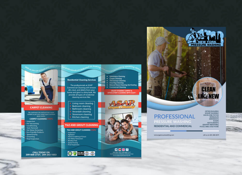 Brochure & Flyer Design Options